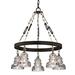 Williston Forge Demartini 5 - Light Wagon Wheel Chandelier Metal in Brown | Wayfair 691B904A8E3C42A183C71A2DA666A1A4