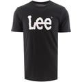 Lee Black Wobbly Logo T-Shirt