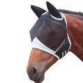 Masque de protection anti-mouches en maille pour cheval anti-uv anti-ggy ajustable respirant