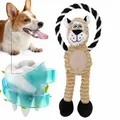 Jouet en corde pour chiens en peluche accessoire Indestructible pour mastiquer et mordre les dents