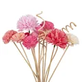 Bâtonnets en rotin de fleurs de la série rose diffuseur de parfum sans feu anciers de roseau