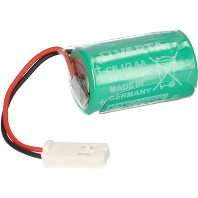 Lithium 3V Batterie CR1/2AA mit AMP-BUCHSE-928205-2P Siemens 575332TA - Varta Image