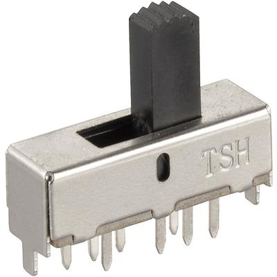 Tru Components - 6259488 Schiebeschalter 250 v/ac 1.5 a 2 x Ein/Ein/Ein 1 St.