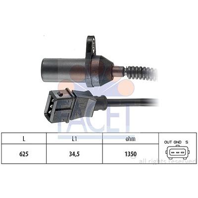 Facet Impulsgeber, Kurbelwelle [Hersteller-Nr. 9.0285] für Fiat, Lancia Image