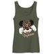 Disney Damen Wodmicktk114 Tanktop, kaki, X-Large