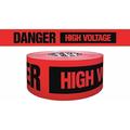 ZORO SELECT B354R1819-200 Barricade Tape,Red/Black,500 ft x 3 In