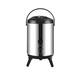 LEgdor Stainless Steel Insulation Bucket,Stainless Steel Insulated Beverage Dispenser Cold And Hot Drink Dispenser with Thermometer,Black,6L