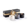 Hand Poured Soy Scented Candle Gift Set, with Aromatherapy Oils. Includes Matte Candle Jars in Luxury Gift Box with Gold Foil Ribbon. Gifts for The Holidays & Home Décor