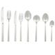 Salter BW12427EU7 Winslow 44 Piece Cutlery Set - Stainless Steel Silverware, Service for 6 People, Includes Knives, Forks, Teaspoons, Soup Spoons, Serving Spoons and Dessert Cutlery, 25 Year Guarantee