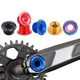 MTB Bike Crank Arm Bolt M18M19/M20 Crankset Screw Integral Hollow Crank Arm Cover Axis Screw Cap