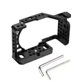 A6100 A6300 A6400 Camera Cage for Sony A6000 Accessory Vlog Case Handheld Bracket Cold Shoe Mic LED