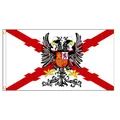 90x150cm Spanish Empire Cross of Burgundy Flag 1506 Polyester Fabrics Hanging Flag Banner for