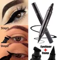 MISS ROSE Cat Eyeliner Makeup Liquid Eyeliner Quick Dry Eye Liner with Stamp Eye Pencil Women