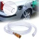 Manual Suction Pipe Gas Siphon Pump Gasoline Fuel Water Shaker Siphon Safety Self Priming Hose Pipe