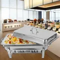 Food Warmer Stainless Steel 9L Dish Holding Container Food Warmer Heat Container Buffet Heat Tank
