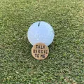 Compact Golf Markers Multi Styles Golf Ball Markers Funny Words Corrosion Resistant Golf Markers