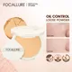 FOCALLURE Natural Matte Pressed Powder Long-lasting Oil-control Light-weight Anti-transfer Face