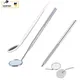 1/5Pcs Stainless Steel Dental Mirror 16cm Oral Hygiene Care Tool Dentist Clinic Teeth Whitening