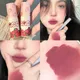 Lovely Strawberry Matte Liquid Lipstick Velvet Nude Red Lip Gloss Long Lasting Non-stick Cup Lip Mud