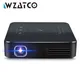 WZATCO D13 Android Mini Pocket Projector 4K Smart Pico DLP Portable LED WIFI Built-in Battery Home