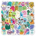 50PCS Cartoon Little Monsters Graffiti Stickers for Kid Toy Laptop Suitcase Guitar Skateboard