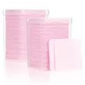 Lint Free Nail Wipes 200 PCS Eyelash Extension Glue Wipes Lash Glue Cleaning Pads Adhesive Wipes