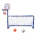 Children's Outdoor Sports Football Goal Two-in-one Suit Boys and Girls Basketball Stand Portable