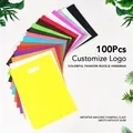 Custom Logo Advertising Gift Bag Portable Plastic Bag Gift Shopping Bag Print One Color Logo On One