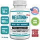 Melatonin Deep Sleep 10 mg - Melatonin Tablets for Men and Women - 120 Vegetarian Supplements