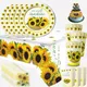 You Are My Sunshine Sunflower Theme Party Supplies Paper Cup Plate Tableware Tablecloth Baby Shower