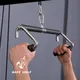 Fitness Gym Straight Rowing Bar Rotating Handle for DIY Pulley Cable Machine Lat Pull Down T-bar
