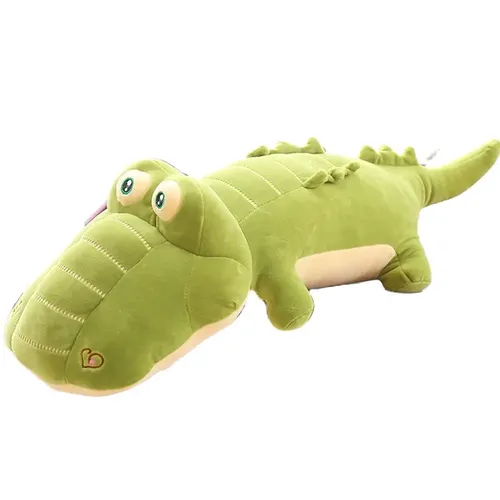 40cm super weiches Krokodil haar ausgestopft Samt Spielzeug grünes Kissen volle Puppe Dschungel