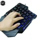 G7 Gaming Tastatur Einzigen Hand Mini Usb Ultra-dünne Wired 35 schlüssel Einer Gang