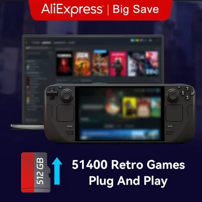 Batocera 39 Spiel TF Karte Für Steam Deck/GDP WIN4 Handheld Spielkonsole/PC/MAC 512 GB Mit 51400 Image