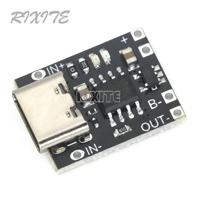 Ultra-mini Typ-C USB Ladegerät Modul DC 5V 1A Lade Board Für 1S 3,7 V 4,2 V 18650 Lithium Li-on Batterie Schutz Bord