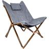 Sedia Relax Bloomsbury m Grigia Bo-camp Grigio