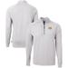 Men's Cutter & Buck Heather Gray Tennessee Tech Golden Eagles Big Tall Adapt Eco Knit Quarter-Zip Pullover Top