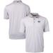 Men's Cutter & Buck Gray/White MTSU Blue Raiders Big Tall Virtue Eco Pique Micro Stripe Recycled Polo