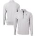 Men's Cutter & Buck Heather Gray Montana State Bobcats Big Tall Adapt Eco Knit Quarter-Zip Pullover Top