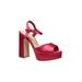 Women's Harbour Pump by Halston in Hot Pink (Size 6 1/2 M)