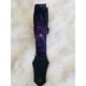 GET'M GET'M Sangle Gitarre - Crushed Velvet Purple 2" Guitar Strap