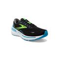 Brooks Adrenaline GTS 23 Running Shoes - Men's Black/Hawaiian Ocean/Green 10.5 Medium 1103911D006.105