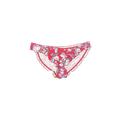 Pour Moi? Swimsuit Bottoms: Red Floral Swimwear - Women's Size 10
