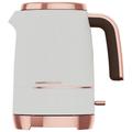 Beko WKM8306W Cosmopolis Kettle in White and Rose Gold