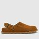 BIRKENSTOCK lutry clog sandals in tan