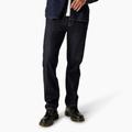 Dickies Men's Houston Relaxed Fit Jeans - Rinsed Indigo Blue Size 29 30 (DUR08)