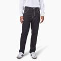 Dickies Men's Houston Relaxed Fit Jeans - Stonewashed Black Size 33 34 (DUR08)