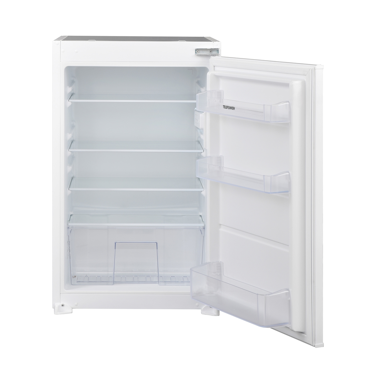 Telefunken EK88S134E Einbaukühlschrank ohne Gefrierfach | 88cm Nische | Schlepptür-Technik | 126 Liter Nutzinhalt