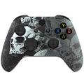 eXtremeRate Front Gehäuse Case für Xbox Series X&S Controller, Vorderseite Hülle faceplate Cover Skin Shell Zubehör für Xbox Core Controller(Schädel)-Kein Controller