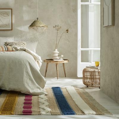 Teppich FLAIR RUGS "Medina", bunt, B:120cm H:12mm L:170cm, Baumwolle, Jute, Wolle, Teppiche, Boho-Look, aus Naturfasern wie Wolle & Jute Image